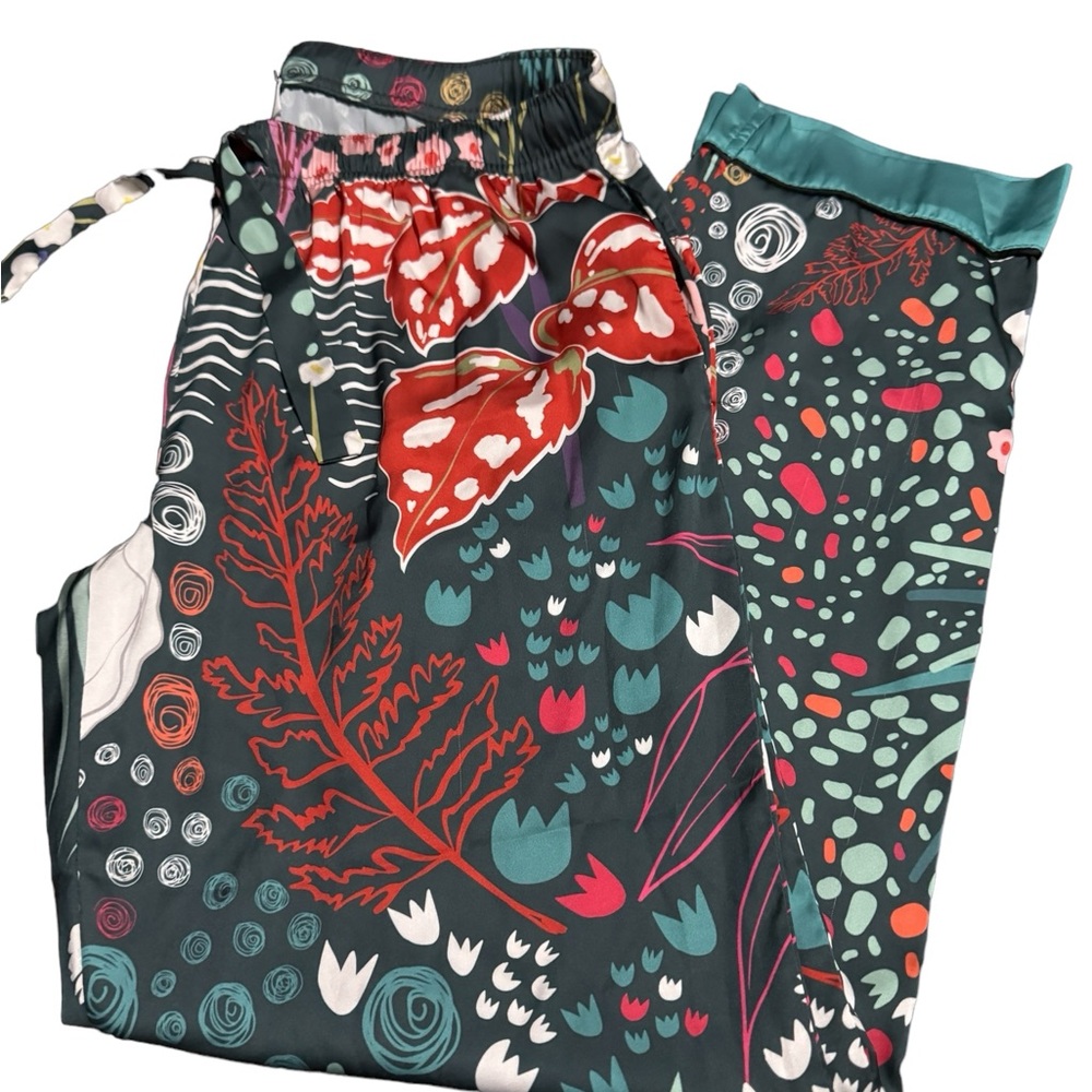 Averie floral silk pajamas